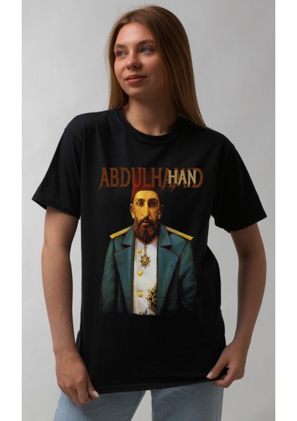 Osmanlı Klasikleri - Sultan Abdülhamid Han' Temalı Oversize Tişört.