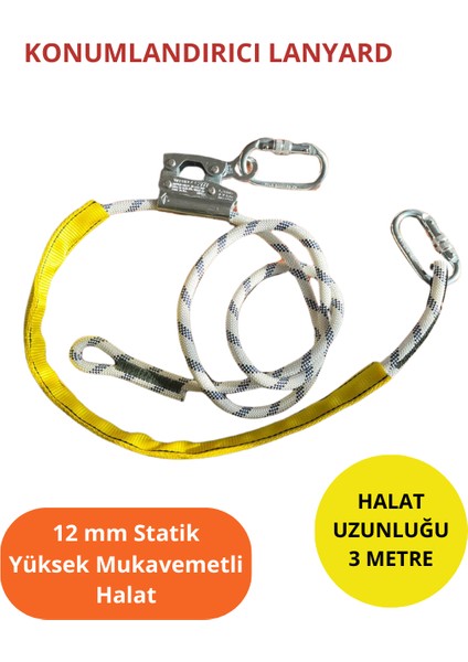 Konumlandırıcı Lanyard Alan Sınırlaması ve Konumlandırmada Hızlı ve Rahat Kullanım