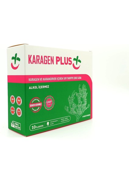 Karagen Plus Flakon 10'lu Karagen ve Karamürver Içeren Sıvı Takviye Edici Gıda fiyatları
