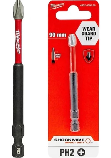 Ph2 Yıldız Bits Uç 90 mm Cobalt Çelik Vida Sıkma Ucu ( Orjinal Ürün )