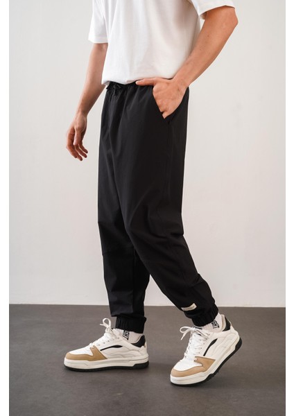 Erkek Relax Fit Kalıp Lastikli Paça Jogger Pantolon