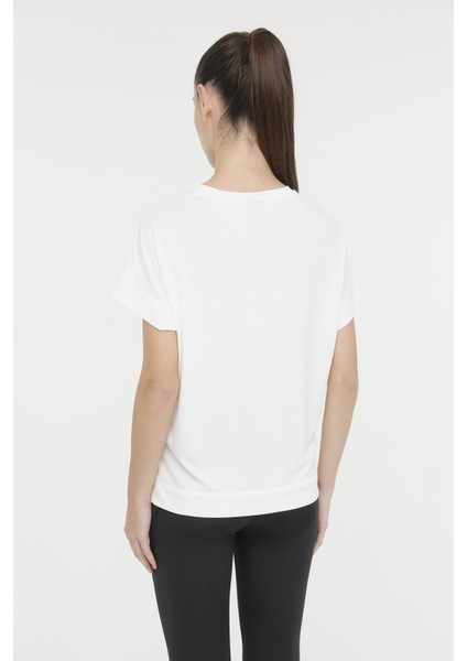 Wl Regına 11LYG33 4fx Ekru Kadın Kısa Kol T-Shirt