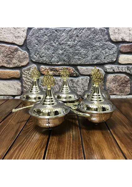 5’li Bakır Zeytin Dalı Çerezlik ve Ikramlık