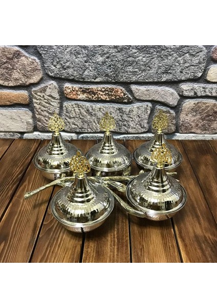 5’li Bakır Zeytin Dalı Çerezlik ve Ikramlık fiyatları