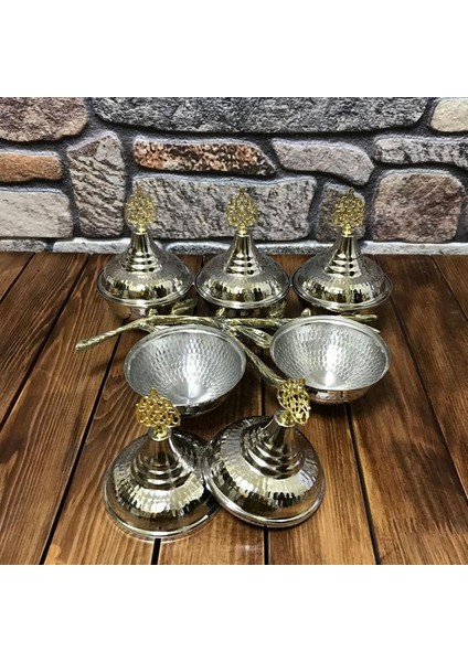 5’li Bakır Zeytin Dalı Çerezlik ve Ikramlık fırsatları
