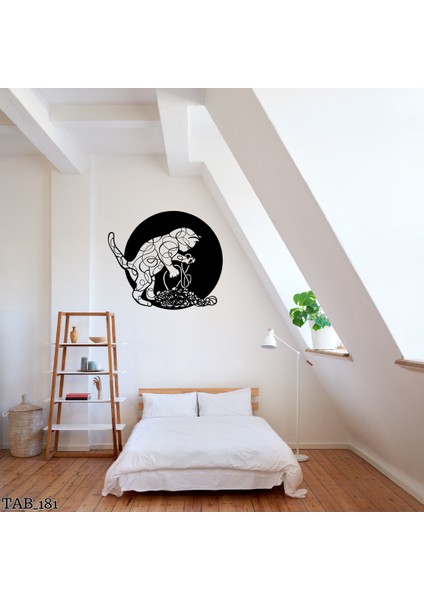 Kedi Tasarımlı Duvar Tablosu