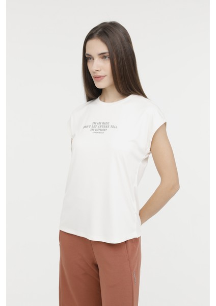 Wl Haıley 11GF18 4fx Ekru Kadın Kısa Kol T-Shirt fiyatları