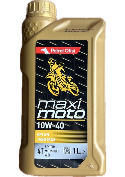 Petrol Ofisi Maximoto 10W-40 1 Lt Motosiklet Yağı