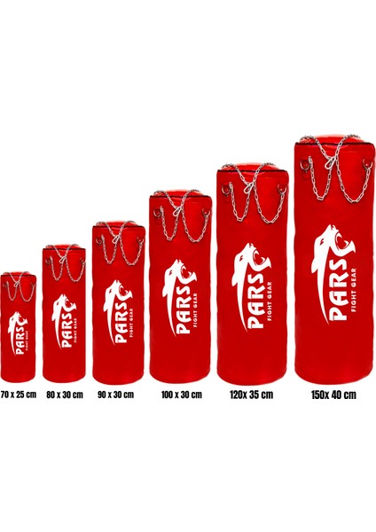 Boks Torbası Kum Torbası 80 x 30 cm Içi Dolu