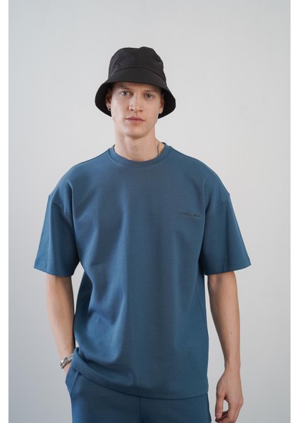 Baskılı Oversize Kalıp Unisex Şort Takım