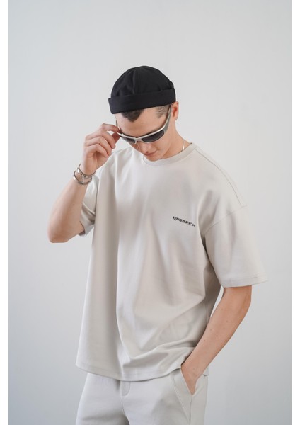 Baskılı Oversize Kalıp Unisex Şort Takım