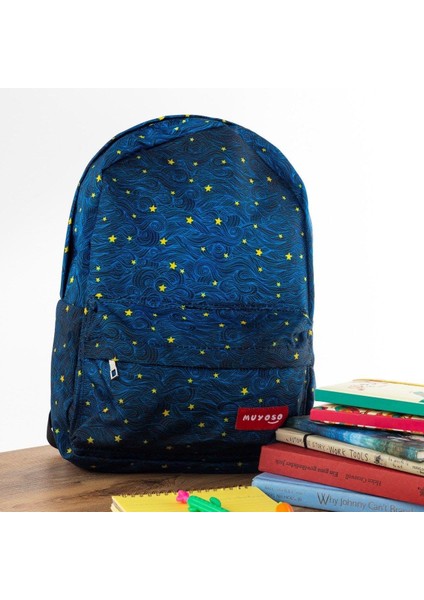 Yıldızlı Geceler Baskılı Sırt Çantası modelleri