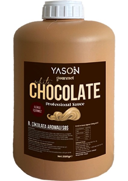 Yason Beyaz Çikolata Sos 2,5 kg