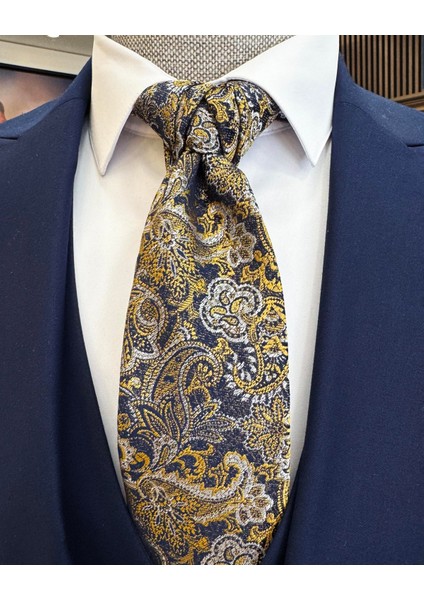 İtalyan stil ceket yelek pantolon takım elbise Lacivert T9932 modelleri