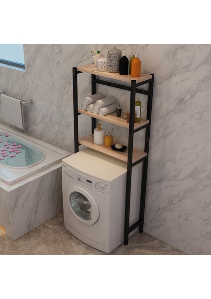 Metal Ahşap Banyo Çamaşır Makinesi Üstü Raf Düzenleyici fiyatları