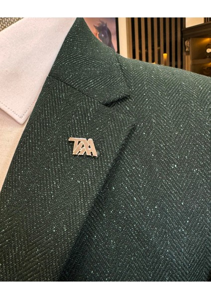 Italyan Stil Mono Yaka Erkek Ceket Yeşil T10555 modelleri