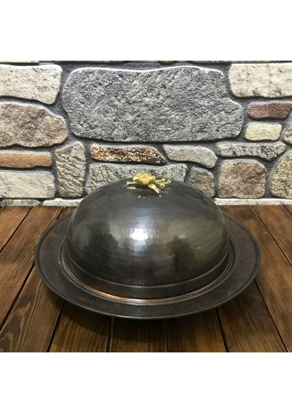 Dövme Bakır Oksitli Pilavlık 33 cm