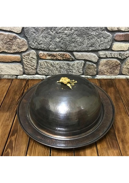 Dövme Bakır Oksitli Pilavlık 33 cm