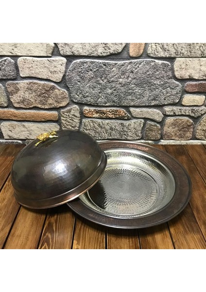 Dövme Bakır Oksitli Pilavlık 33 cm