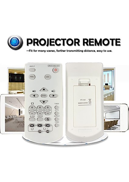 Projektör YT-141 XJ-A142 XJ-A147 XJ-A242 XJ-A247 Yedek Uzaktan Kumanda Için Projektör Uzaktan Kumandası (Yurt Dışından) modelleri