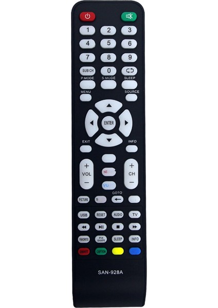 SAN-928A Tv Için Uzaktan Kumanda Gxcc Gxfa Gxbd Gxga Gxbm Gxea Gxha Gxja Gxec Gxdb MC42FN01 NH315UP NH312UP NH311UP (Yurt Dışından)
