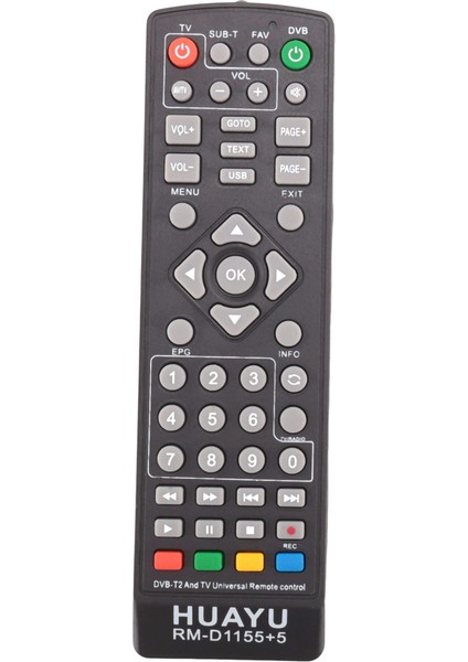 Evrensel Tv Uzaktan Kumanda Kontrol Cihazı Uzaktan -D1155 Sat Uydu Televizyon Alıcısı (Yurt Dışından)