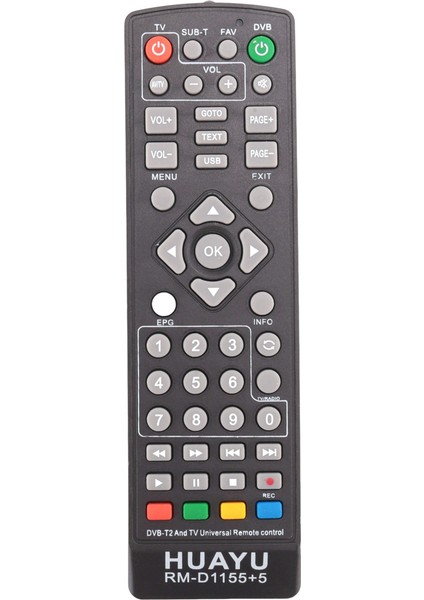 Evrensel Tv Uzaktan Kumanda Kontrol Cihazı Uzaktan -D1155 Sat Uydu Televizyon Alıcısı (Yurt Dışından) fiyatları