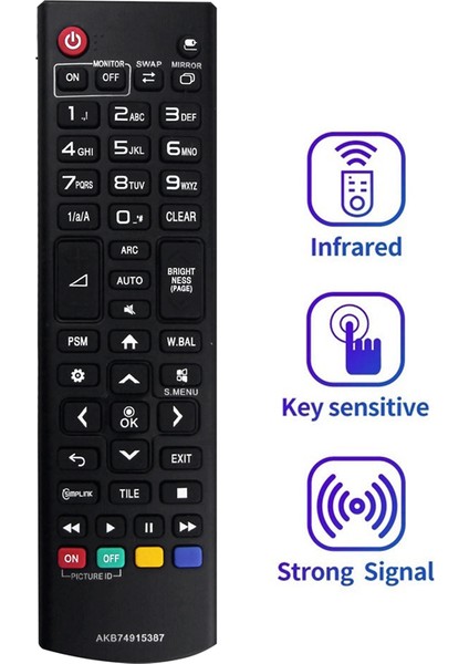 AKB74915387 Tv Uzaktan Kumandası Için Uzaktan Kumandayı Değiştirin (Yurt Dışından) modelleri