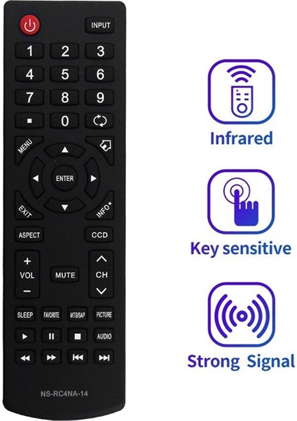 NS-RC4NA-14 Uzaktan Kumanda Tv Için Değiştirin NS-46D400NA14 NS-50D400NA14 NS-39L400NA14 NS-39D40SNA14 NS-32D201NA14 (Yurt Dışından) fiyatları