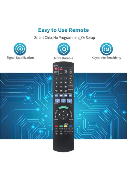 N2QAYB000127 DMR-EX78 DMR-EX78EB DMR-EX88 DMR-EX88EB DMR-EX77 DMR-EX77EB Için Uzaktan Kumandayı Değiştirin (Yurt Dışından) fiyatları