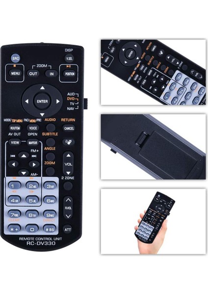 RC-DV330 Video Nav Için Uzaktan Kumanda DDX512/DDX5032/DDX714/DDX812/DDX812/DNX5120/DNX6140 Uzaktan Kumandayı Değiştirin (Yurt Dışından) indirimleri