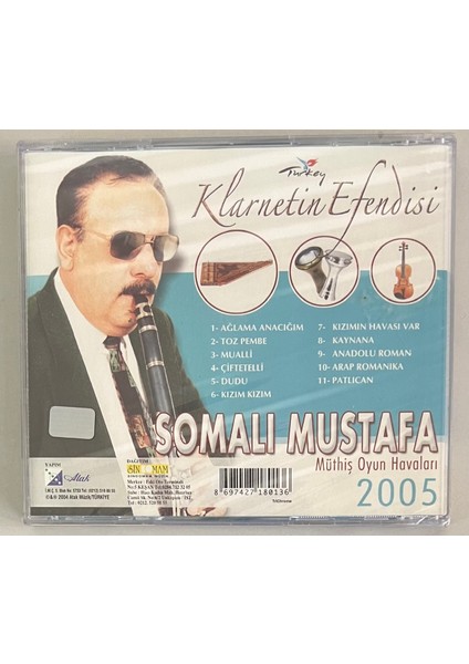 Somalı Mustafa Klarnetin Efendisi CD (Jelatininde Sıfır Orjnal Dönem Baskı)