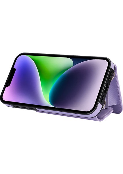 iPhone 13/14 Kickstand Kılıfı Card Yuvaları Telefon Kapağı (Yurt Dışından) fırsatları