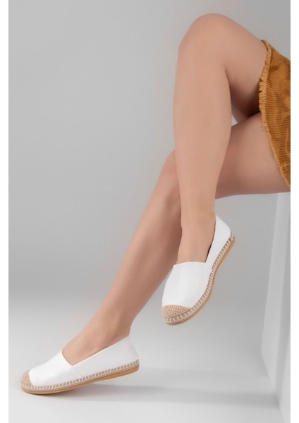 Kadın Flotter Deri/ Keten/hasır Malzeme Espadril fiyatları