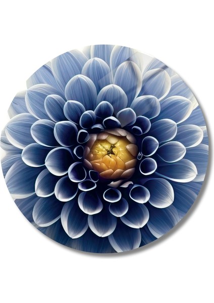 Yuvarlak Temperli Gerçek Cam Tablo Yakın Çekim Yıldız Çiçeği fiyatları