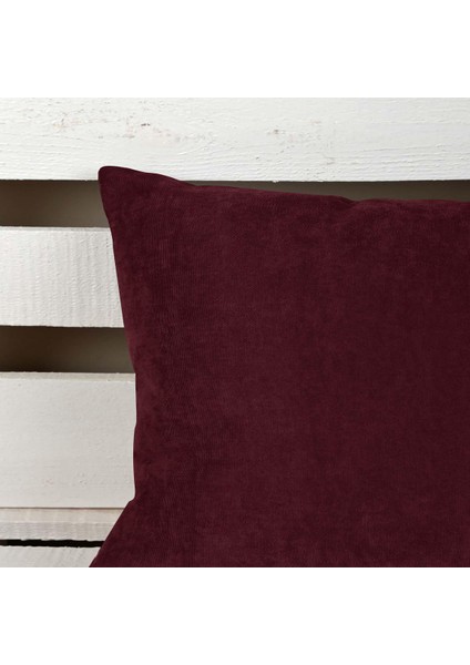 Premier Home Sedef Süet Yastık Bordo 45X45CM