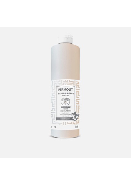 Permolit 0,5 Lt Akrilik Boya Safi Beyaz Multi Surface Permolit