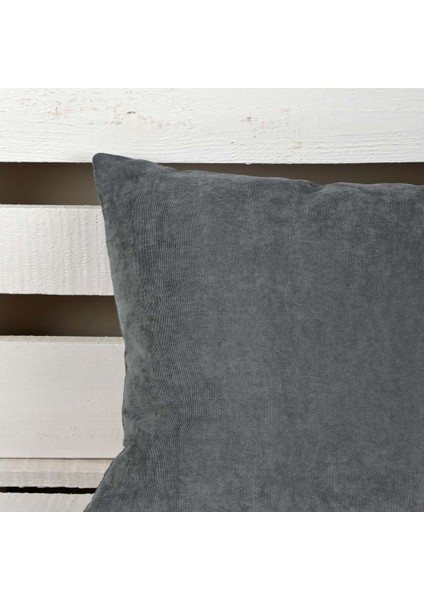 Premier Home Sedef Süet Yastık Gri 45X45CM