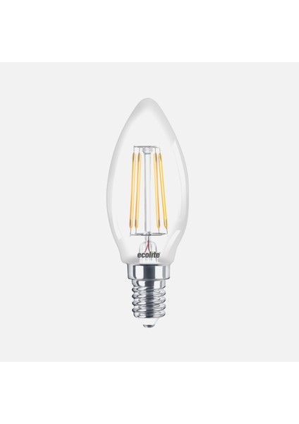 LED Filament C35 4W E14 6500K LED Ampul