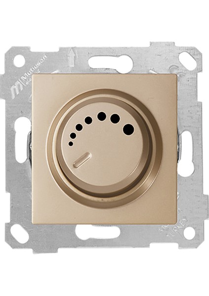 Rita Mekanizmalı 600W Dore Işıklı Dimmer