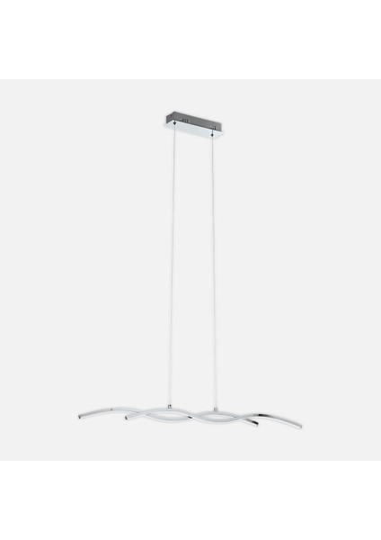 Lasana 2 Modern Tekli LED Çelik Dikdörtgen Sarkıt Avize