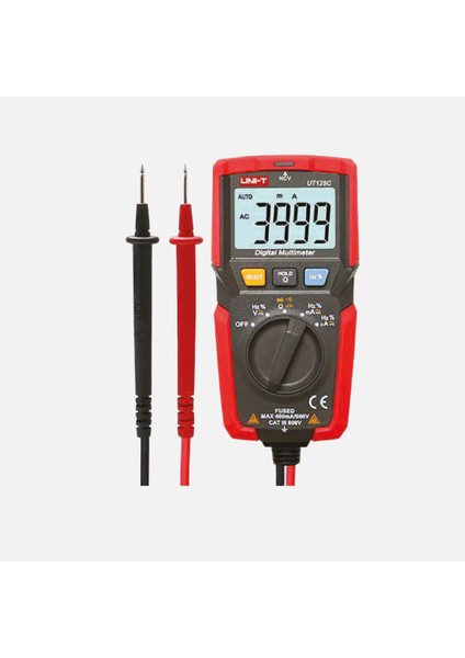 Unı-T SHEUT125C Cep Tipi Dijital Multimeter