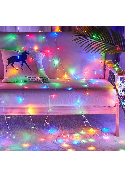 Solar Işık Zinciri Rgb 100 LED