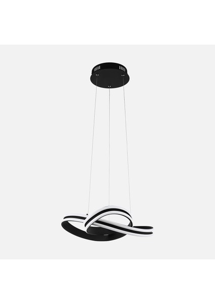 Corredera Modern Tekli LED Çelik Yuvarlak Sarkıt Avize