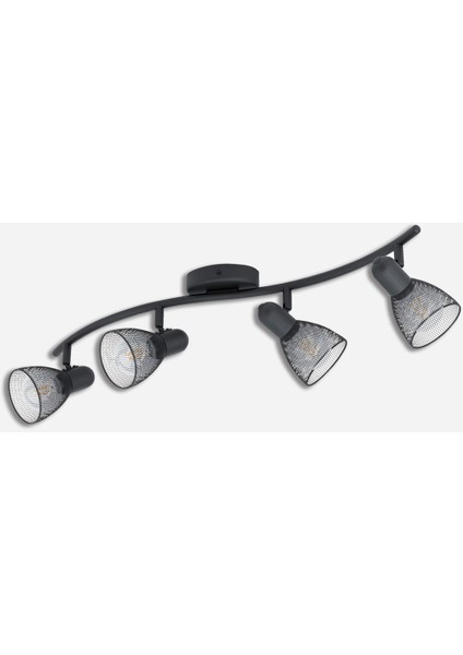 Carovigno 4'lü 40 W E14 Duy Yuvarlak Sıvaüstü Spot