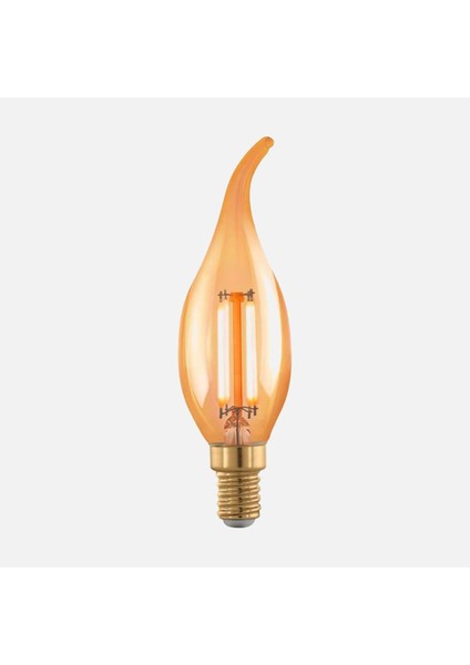 LED Mum Kıvrık 4W Amber 1700K Ampul