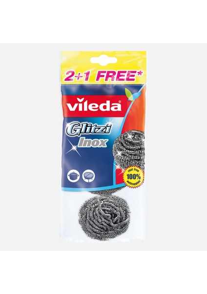 Vileda Çelik Inox 3 Al 2 Öde Ekonomik Paket