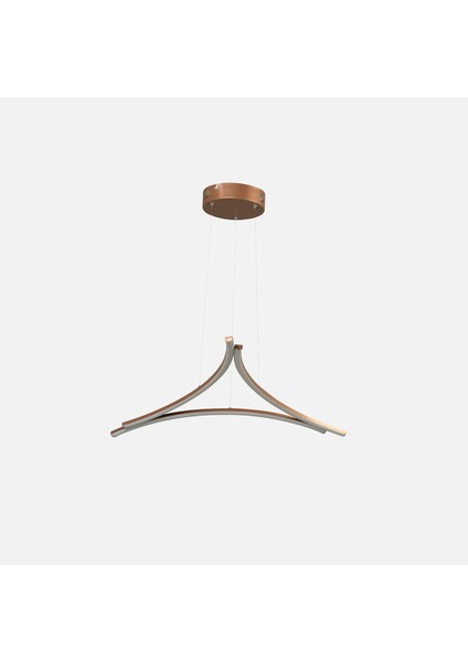 Profil Sarkıt Slim 3000K Plastik Tekli Modern Sarkıt Rose 3000K