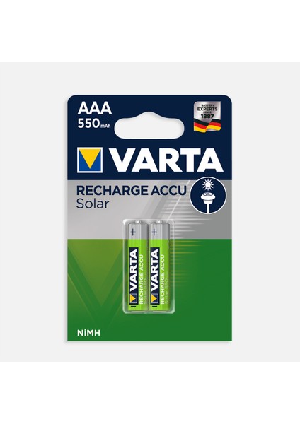 2'li Şarjlı Solar Pil