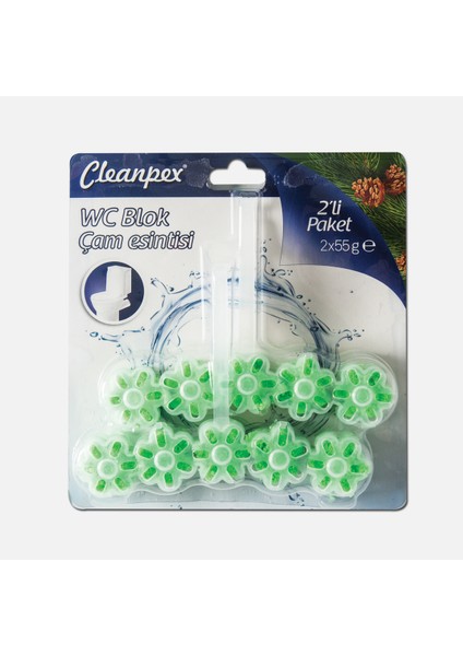 Cleanpex Wc Blok Temizleyici Çam Esintisi